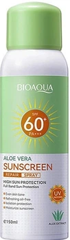 Солнцезащитный спрей Bioaqua Aloe Vera Sunscreen Repair Spray SPF60+ PA+++ 150 мл (6942017805459/6942349733208)