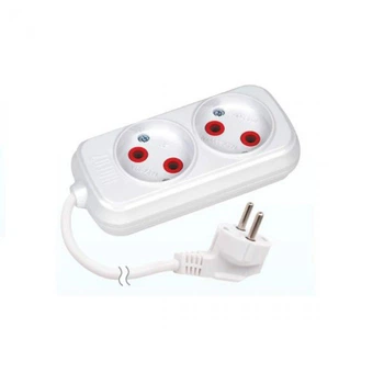 Подовжувач Horoz Electric 2 гнізда 2м
