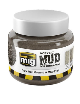 Акрилова паста для діорам Ammo Dark Mud Ground 250 мл (8432074021049)