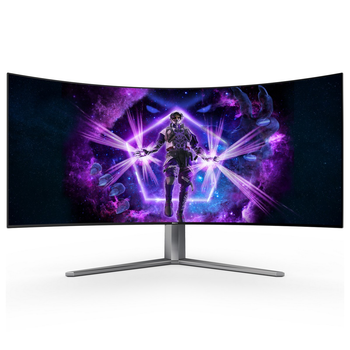 Монитор 44.5" AOC AG456UCZD, OLED WQHD, 240Hz, 0,3ms, 2xHDMI, DP, USB-C, USB-hub, HAS, черный