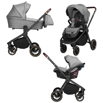 Коляска универсальная Carrello Epica CRL-8511/1 3in1 Silver Grey