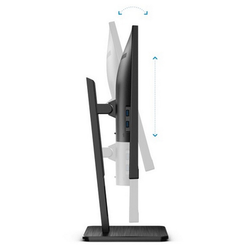 Монітор 31.5" AOC U32P2, VA, UHD, DP, HDMI x 2, Pivot, HAS, колонки, чорний