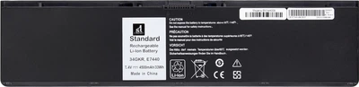 Аккумулятор 1stCharger для ноутбуков Dell E7440 7.4V 4500mAh Black (BN1st4009)
