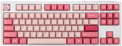 Клавіатура дротова Ducky One 3 TKL RGB LED Cherry MX Brown USB Gossamer Pink (100043073)