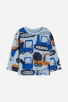 Реглан синій Транспорт H&M 134-140см (40097250)