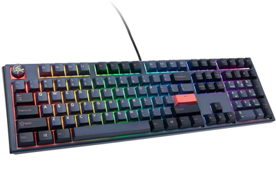 Klawiatura przewodowa Ducky One 3 RGB LED Cherry MX Red USB Cosmic Blue (100043086)