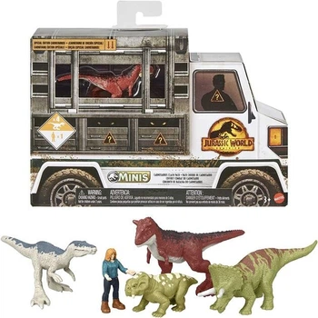 Мини Фигурки Динозавров 5 шт Столкновение Карнотавров Jurassic World Dominion Carnotaurus Clash