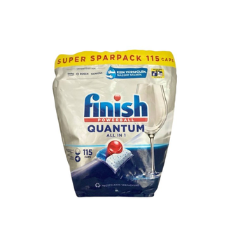 Таблетки для посудомийної машини Finish Quantum All in one, 115 капсул