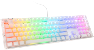 Клавіатура дротова Ducky One 3 Aura Gaming Cherry MX Silent Red White (4711281574673)