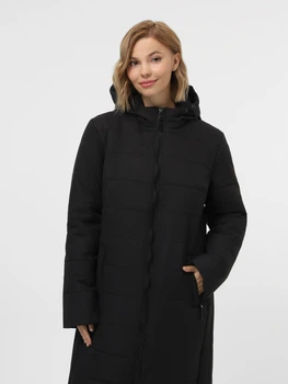 Утеплена куртка чорна DANNA 1511BL 50