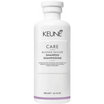 Шампунь безсульфатный для укрепления обесцвеченных волос Keune Care Blonde Savior Shampoo 300 мл