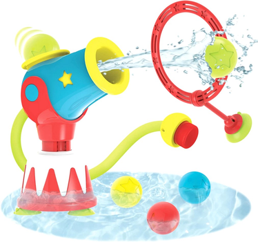 Zabawka do kąpieli Yookidoo Ready Aim Splash Ball Blaster Water Cannon Kids Toy (7290107721554)