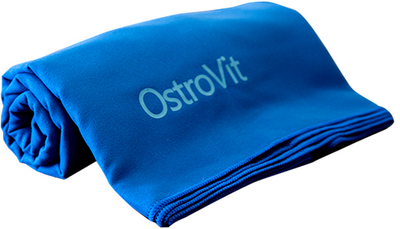 Рушник OstroVit із мікрофібри блакитне 80 x 40 см (5903933907291)