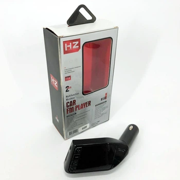 Автомобильный FM трансмиттер модулятор H15 Bluetooth MP3, Fm модулятор usb. Цвет: черный