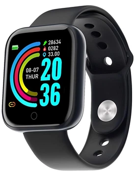 Смарт-годинник Smart Watch Y68 Чорний (AR-0000272)