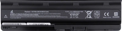 Аккумулятор 1stCharger для ноутбуков HP Presario CQ42 (HSTNN-CB0X) 10.8V 6600mAh Black (BN1st6025)