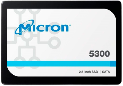 SSD диск Micron 5300 Max 480GB 2.5" SATAIII 3D NAND TLC (MTFDDAK480TDT-1AW1ZABYYT)