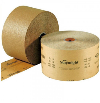 Шліфувальний папір абразивний на паперовій основі SunMight Gold, 115 мм x 1 м P240 Рулон (SU30312)