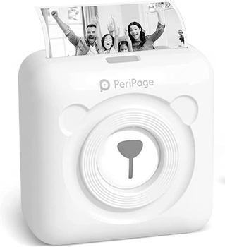 Портативний термопринтер PeriPage A6 Білий