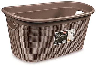 Кошик Stefanplast Elegance з ручками 35 л Сіро-коричневий (PRO175/2)
