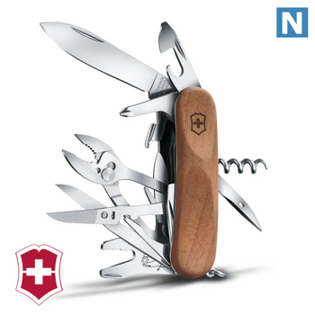 Швейцарський ніж мультитул складаний Victorinox Evowood S557 (2.5221.S63) (85мм)