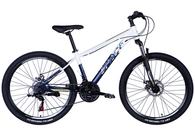 Велосипед ST 26" SPACE MARS DD рама-15" біло-синій 2024