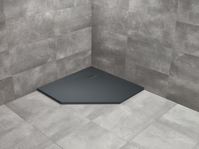 Душовий піддон RADAWAY Kyntos PT 90x90 колір антрацит HKPT9090-64
