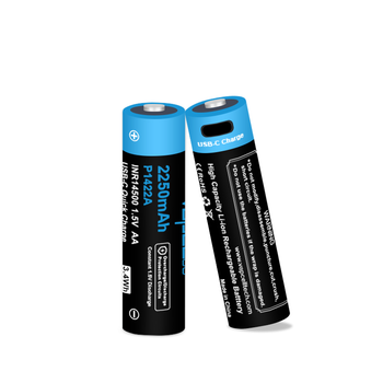 Аккумулятор Vapcell P1422A, AA/HR6, 1.5V, Li-Ion, USB-C, 2250mAh, поштучно