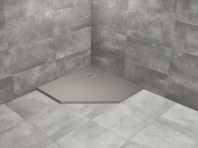 Душовий піддон RADAWAY Kyntos PT 80x80 колір цемент HKPT8080-74