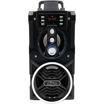 Портативна стовпчик акустична система 1.0 Media-Tech Partybox MT3150 18W Bluetooth FM AUX SD USB КАРАОКЕ Black