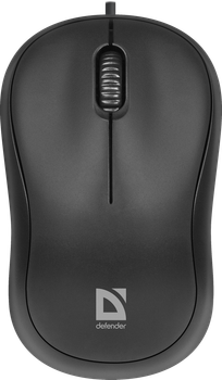 Проводная мышка Defender Patch MS-759 USB 3кн 1000 dpi Black (52759)
