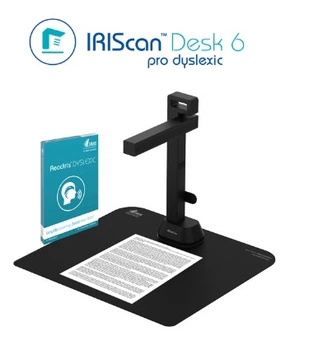 Сканер A3 Canon IRIScan Desk 6 Pro Dyslexic (21MP 60ст/хв MP3 WAV MIC USB Dyslexic книжковий чорний) (462992)