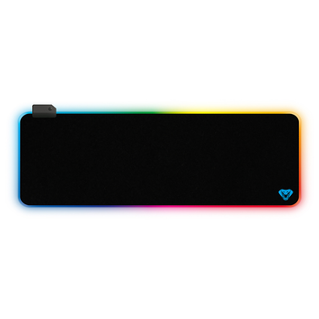 Игровая поверхность коврик для мышки Media-Tech MT262 RGB 800x305x3mm с подсветкой Black