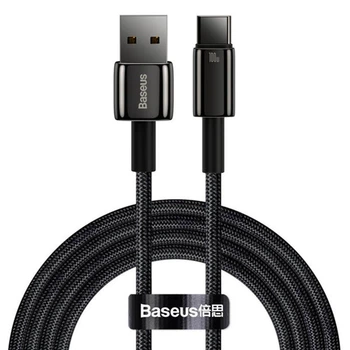 Кабель Baseus USB - Type-C 100W 2м Tungsten Gold Fast Charging (CAWJ000101)