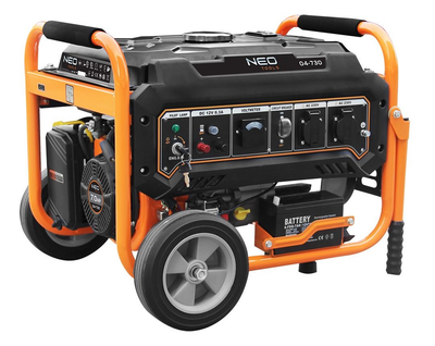 Генератор бензиновий Neo Tools 04-730 2.8/3.0кВт 1х12В / 2х230В (16А) бак 15л