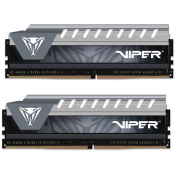 DDR4 Patriot Viper V4 Elite 16GB (Kit of 2x8192) 2666MHz CL16 DIMM Black/Grey (PVE416G266C6KGY)