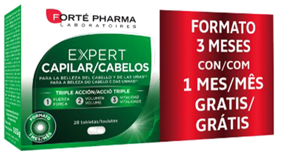 Kompleks witamin i minerałów Forte Pharma Expert Capilar 84 tabs (8470001810557)