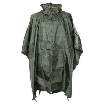 Дощовик пончо MFH Poncho Rip-Stop One size Olive (08524B)