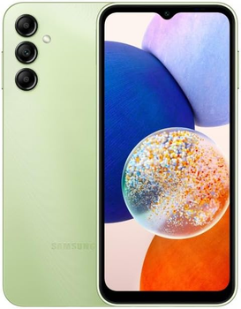 Смартфон 6.6" Samsung Galaxy A14 4/64Gb 5G 2-SIM NFC 8 ядер 50/13Мп Android 13 Light Green Factory Recertified g1