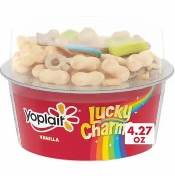 Йогурт и зерновая закуска Yoplait Kid Lucky Charms Vanilla 121г