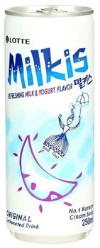 Молочный безалкогольный напиток Lotte Milkis Original Flavored 250 мл