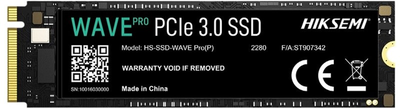 SSD диск Hiksemi WAVE Pro(P) 512GB M.2 2280 NVMe PCIe 3.0 x4 3D TLC (6974202725747)