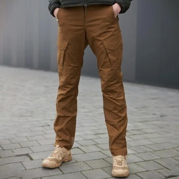 Жіночі штани з манжетами Military ріп-стоп койот розмір L