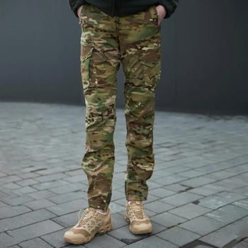 Жіночі штани з манжетами Military ріп-стоп мультикам розмір S