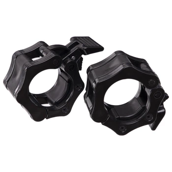 Замки (2шт) Lock-Jaw PRO з фіксатором для грифа 50мм SHUANG CAI S (пластик) (TA-4600-50)