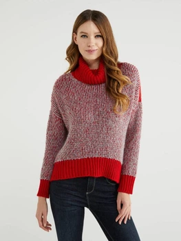Светр жіночий United Colors of Benetton 1187E2501-77C S Червоний (8031881210341)