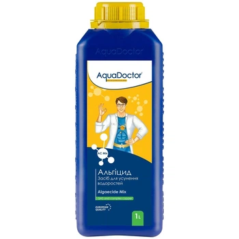 Средство против водоростей, цветение, зелень в бассейне Альгицид AquaDoctor AC Mix 1 л