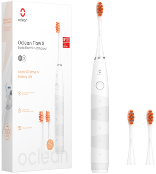 Електрична зубна щітка Oclean Flow S Sonic Electric Toothbrush White