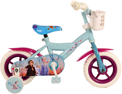 Rower dziecięcy Volare Disney Kraina Lodu 2 10 Niebiesko-fioletowy (8715347911088)