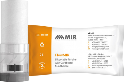 Турбина одноразовая с бумажным мундштуком MIR FlowMIR 910004 (1001AA)